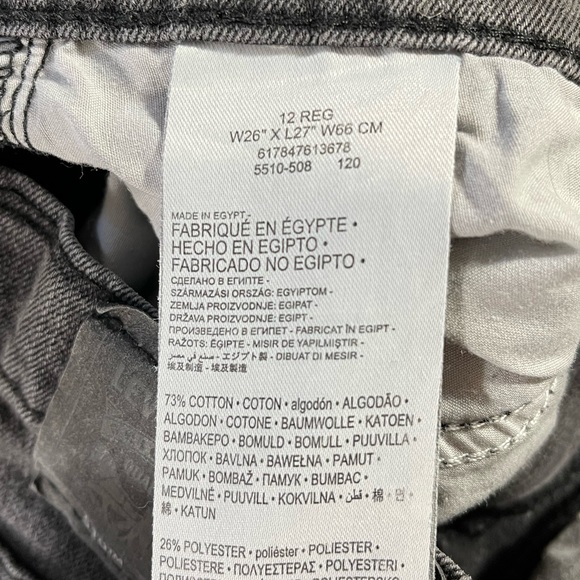 Levi’s 510 Skinny Black Jeans Size 12 - Picture 3 of 8
